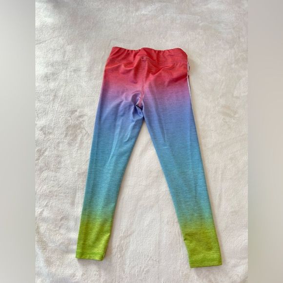 Girls' Neon Ombre Active Legging, Multi Colored, Size 8 - Picture 5 of 16